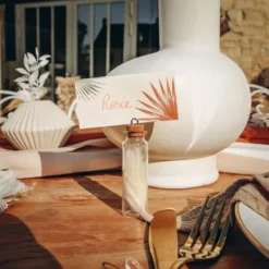 Badaboum Lot De 4 Fioles Marque Place Verre Et Plumeaux