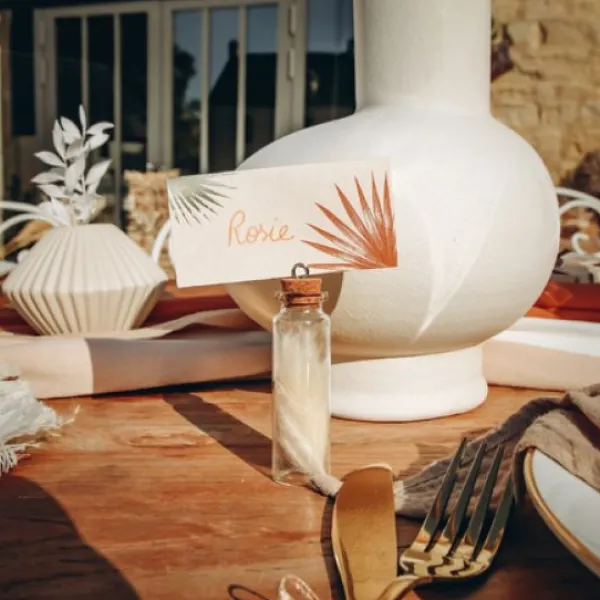 Badaboum Lot De 4 Fioles Marque Place Verre Et Plumeaux