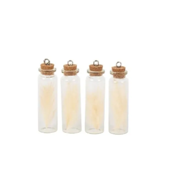 Badaboum Lot De 4 Fioles Marque Place Verre Et Plumeaux