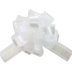 Badaboum Lot De 5 Grands Noeuds En Tulle Blanc 50Mm Online