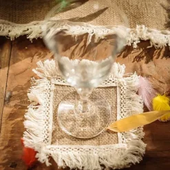 Badaboum Lot De 6 Napperons Jute Et Frange New