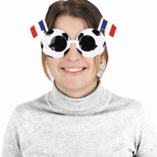 Clearance Lunettes Ballon Foot France Theme Deco Football
