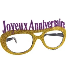 Hot Lunettes G Antes Paillettes Joyeux Anniversaire Couleur Al Atoire Theme Joyeux Anniversaire