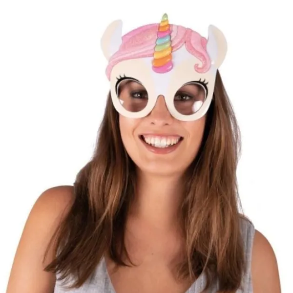 Hot Lunettes Licorne Blanche Theme Licorne