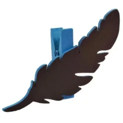 Badaboum Marque Place Ardoise Plume Turquoise X 6 Pi Ces