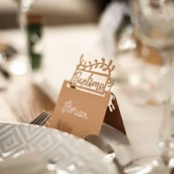 Best Marque Place Bapt Me Kraft X 20 Pi Ces Theme Bapteme