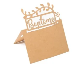 Best Marque Place Bapt Me Kraft X 20 Pi Ces Theme Bapteme