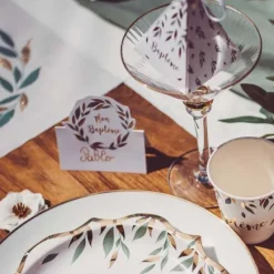 Best Marque Place Bapt Me Vegetal X 10 Theme Bapteme