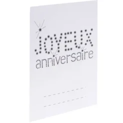Clearance Marque Place Blanc Joyeux Anniversaire Blanc X 6 Pi Ces Theme Joyeux Anniversaire
