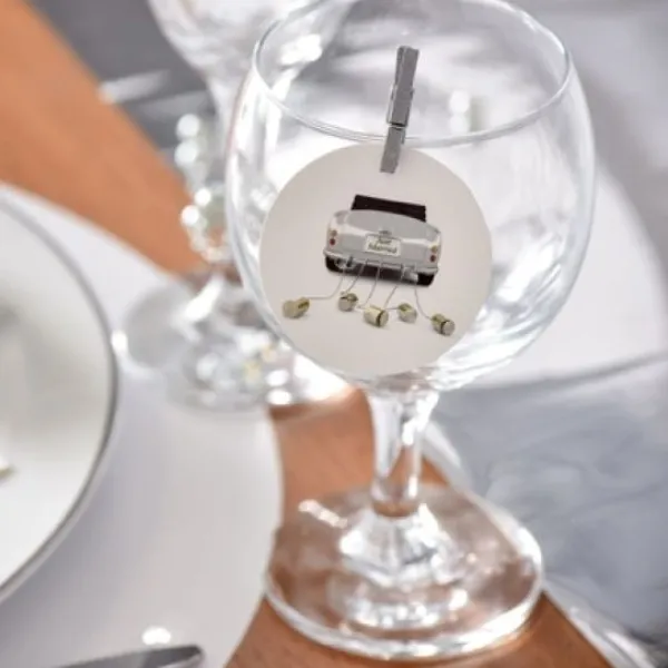 Badaboum Marque Place Car Just Married