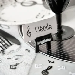 Badaboum Marque Place En Carton Musique X 10 Pi Ces