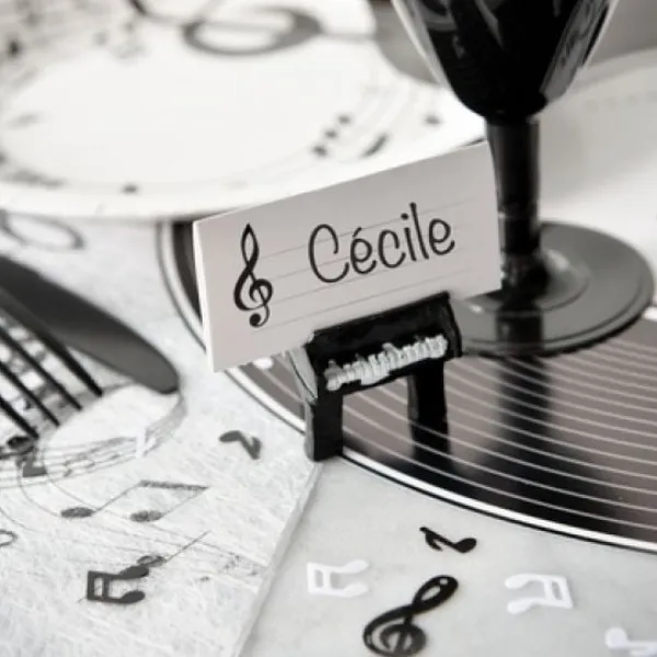 Badaboum Marque Place En Carton Musique X 10 Pi Ces