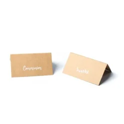 New Marque Place Etiquette Communion Kraft X 20 Pi Ces Theme Communion
