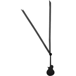 Badaboum Marque Place Guitare Noir Avec Ruban X 12 Pi Ces