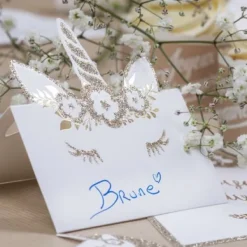 Hot Marque Place Licorne Paillet X 8 Pi Ces Theme Licorne