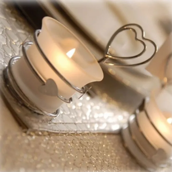 Badaboum Marque Place Mariage Bougeoir Coeur Clearance