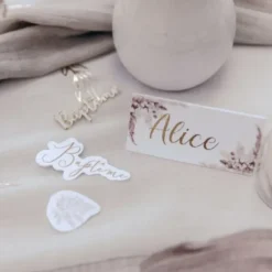 Discount Marque Place Pampa Fleur De Coton X 10 Pi Ces Theme Bapteme