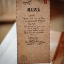 Badaboum Menu Mariage Voyage