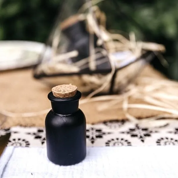 Badaboum Mignonette Mariage Apothicaire Noire Mat Avec Bouchon Li Ge 7 X 4 Cm - 30Ml Clearance