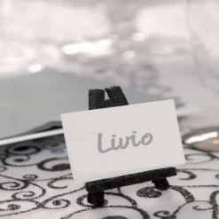 Mini Chevalet Paillet Noir 8 Cm X 12 Pi Ces Theme Cinema