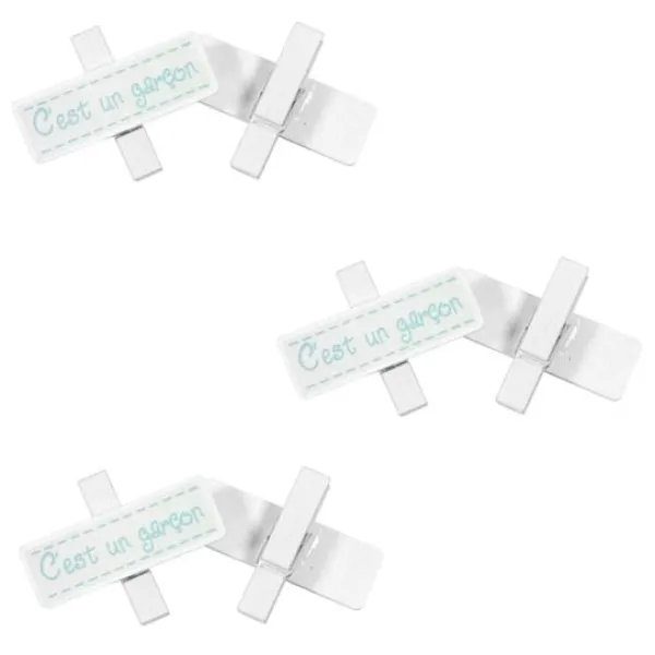 New Mini Pince D Co C'Est Un Gar On X 6 Pi Ces Theme Gender Reveal