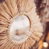 Badaboum Miroir Bali Rond Raphia 30Cm Best