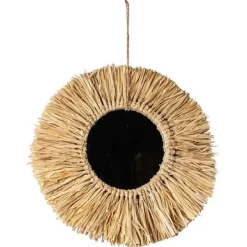 Badaboum Miroir Bali Rond Raphia 30Cm Best