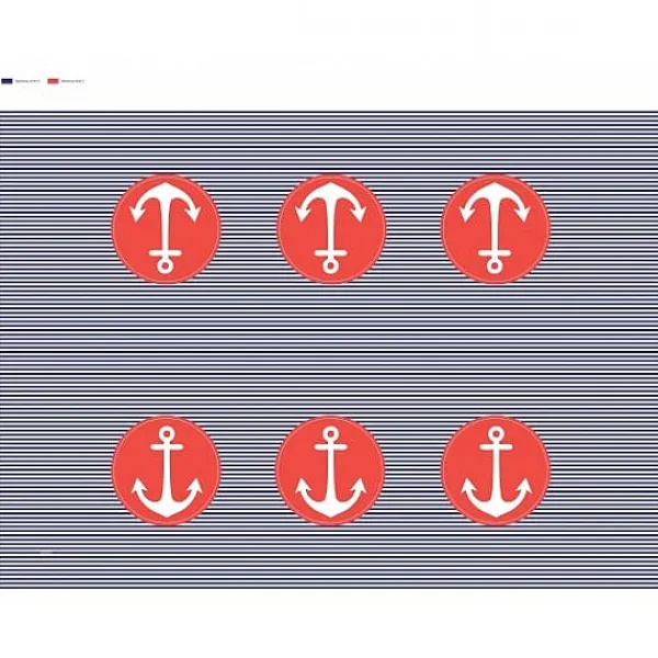 Badaboum Nappe En Plastique Rectangulaire Theme Marin Outlet