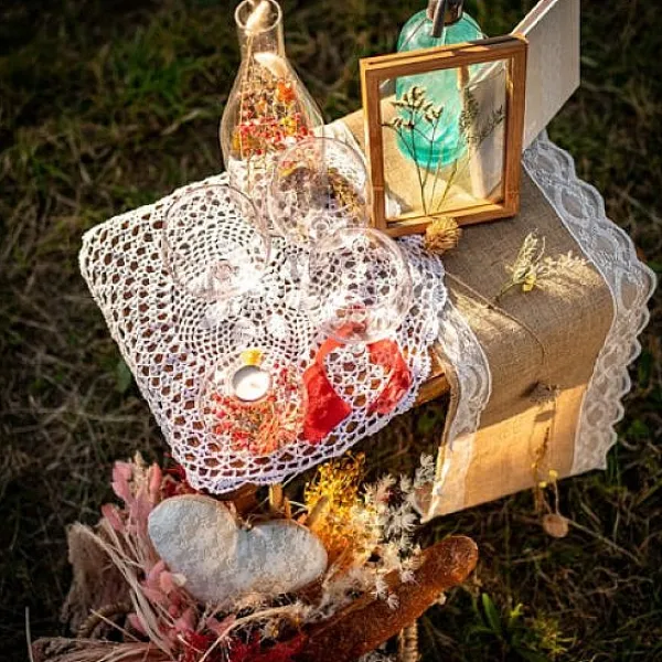 Badaboum Napperon Crochet Blanc 50Cm New