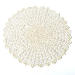 Badaboum Napperon Crochet Ivoire 50Cm Outlet