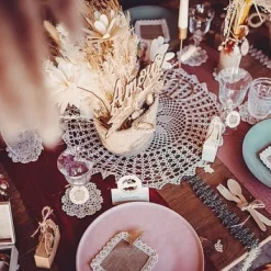 Badaboum Napperon Crochet Ivoire 50Cm Outlet