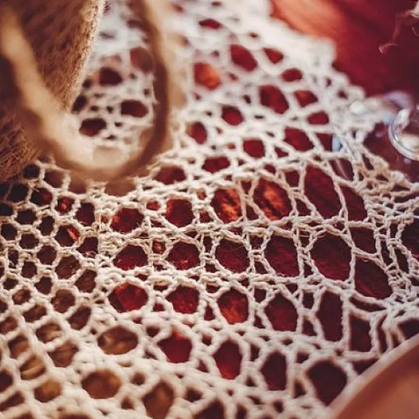 Badaboum Napperon Crochet Ivoire 50Cm Outlet