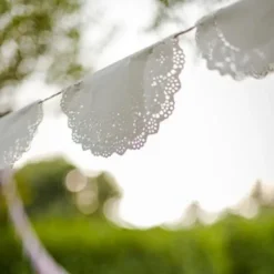 New Napperon En Dentelle Blanc 26Cm X 6 Pi Ces Theme Dentelle