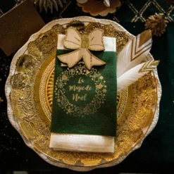 Clearance Napperon En Dentelle Dor 26Cm X 6 Pi Ces Theme Dentelle