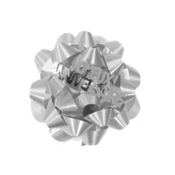 Badaboum Noeud Autocollant Avec Lettre Joyeux Annniversaire Argent Online