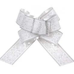 Badaboum Noeud Automatique En Dentelle Argent X 5 Pi Ces Sale