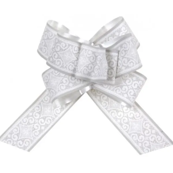 Badaboum Noeud Automatique En Dentelle Argent X 5 Pi Ces Sale