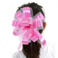 Badaboum Noeud Automatique En Tulle Rose X 5 Pi Ces Sale