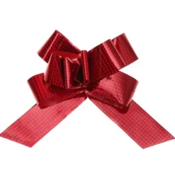 Badaboum Noeud Automatique Hologramme Rouge X 5 Pi Ces Discount