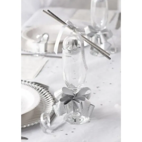 Badaboum Noeud Automatique Hologramme Argent X 5 Pi Ces Hot