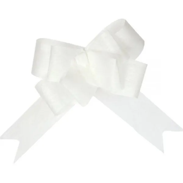 Badaboum Noeud Automatique Intisse Blanc X 5 Pi Ces Outlet