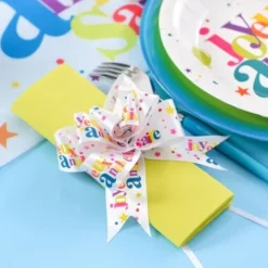 Badaboum Noeud Automatique Joyeux Anniversaire X2 Pi Ces New