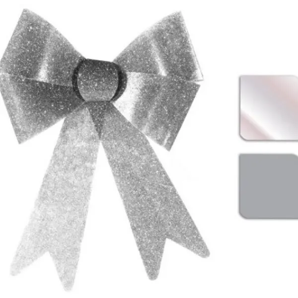 Badaboum Noeud De Noel Paillet Argent / Blanc Online