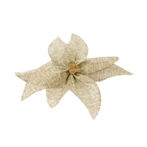 Outlet Noeud En Jute Et Bois 15Cm Theme Jute