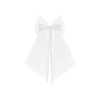 Badaboum Noeud En Satin Et Tulle Blanc 18Cm X 2 Pi Ces Best