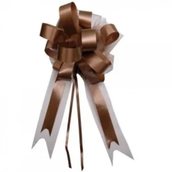 Badaboum Noeud En Tulle Chocolat 50Cm X2 Outlet