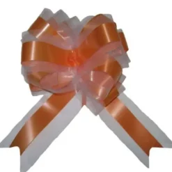 Badaboum Noeud En Tulle Orange 50Cm X2