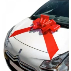 Badaboum Noeud G Ant Rouge A Tirer 58Cm Pour Voiture Mariage Online