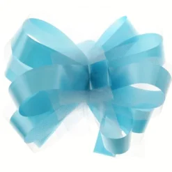Badaboum Noeud Mariage Automatique En Tulle Turquoise X 5 Pi Ces Online