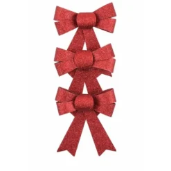 Badaboum Noeud Paillet Rouge X 3 Pi Ces Online